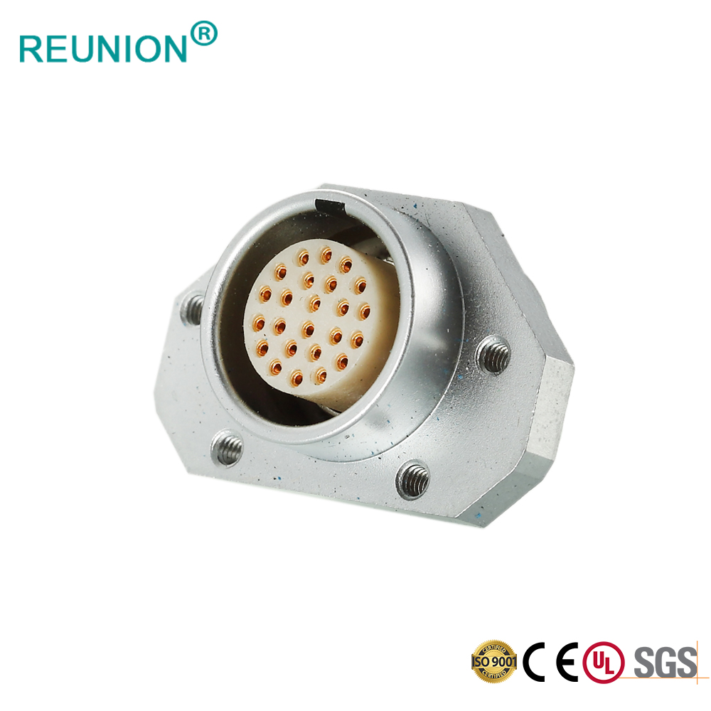REUNION B Series - Metal Circular Couplers For Automotive Push-Pull Self-Latching Connector