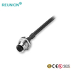 M8 Terminal Connectors compatible with Molex industrial sensor connector 4 Poles male and female