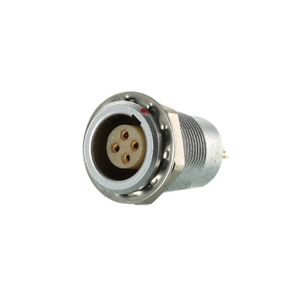 Push-pull Metal Connector Male Female 4K HD Camera Electrical Connector 4Pins Female Socket for Panel Mounting
