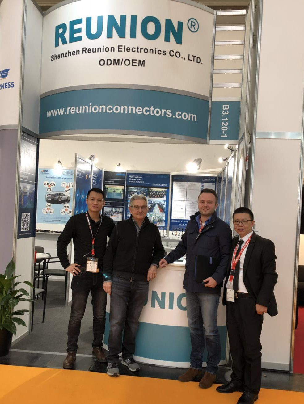 REUNION Connectors will attend Electronica 2018,Munich,Germany