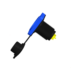 P series 2+1 types power and signal self-latching push-pull connector with dust cover