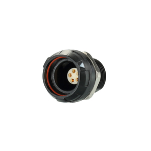P Series PCB Type and Solder type Female Receptacle Circular Connector 3pins