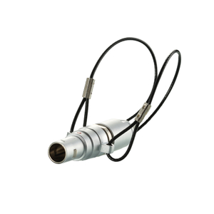Circular 0B Series 3Pins Metal Straight Plug Male Connector