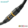 Self-latching Quick Push-Pull Plastic Power Connector IP65 Waterproof Cable Connectors