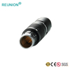 Mini multipole female male waterproof wire to wire F series connector