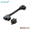 Unique Male To Female Power And Signal Cable Connector in REUNION Connectors