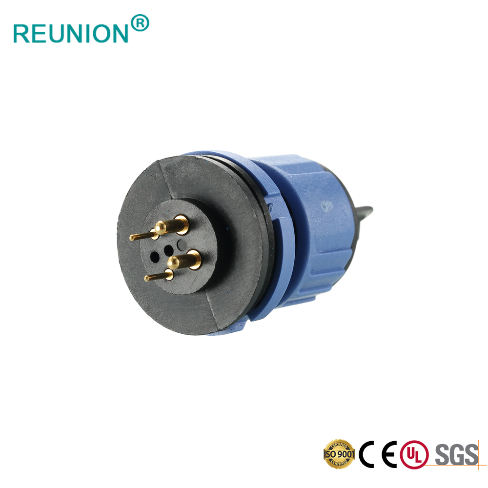 REUNION 2X Series - 3+9 Hybrid Power and Data Connector 30A Current Support