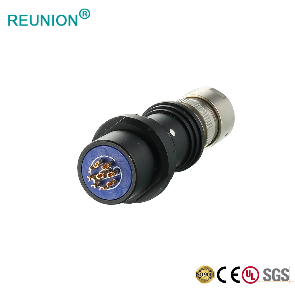 Power full metal shell safe and stability male female plug and socket connector