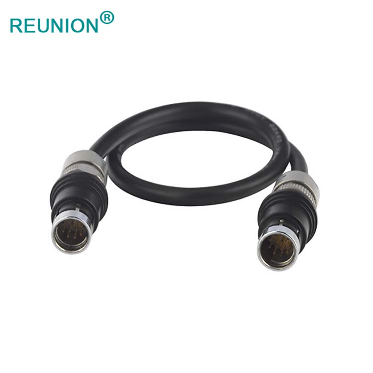 Circular Push-pull self locking male cable plug round Snap Quick Disconnect Connectors