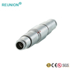 Reunion 5Pin Non-waterproof IP50 Male Plug Shielded Connector with PVC Cable for Industry