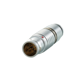 Multi-pole Metal Circular Connectors 5 Pin FGG Plug for Medical Monitor