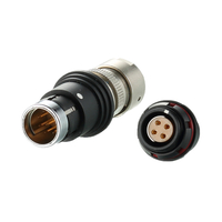 Male straight plug waterproof sensor connector power/signal type