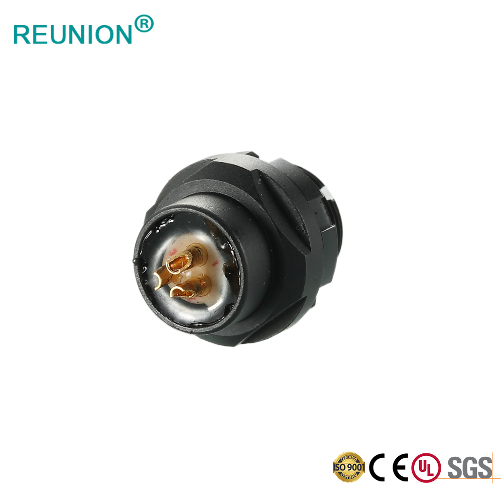F series coaxial pins signal transmission push-pull connector