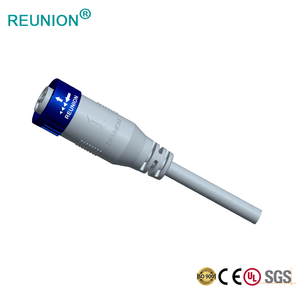 High Quality 2+4pins Male and Female Plastic Plug and Socket Push Pull connectors