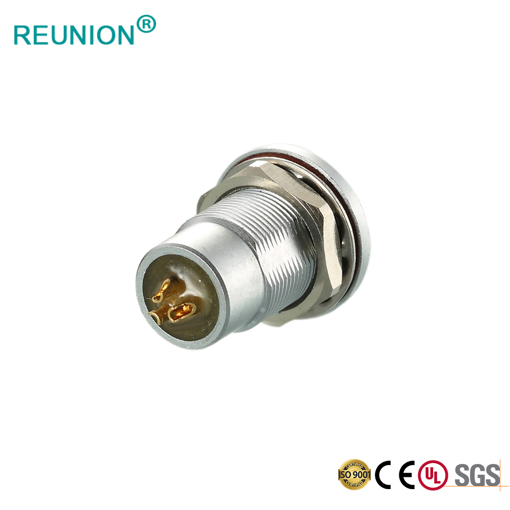 REUNION 0B Series Front Panel Mount Socket 3Pins Female Connectors