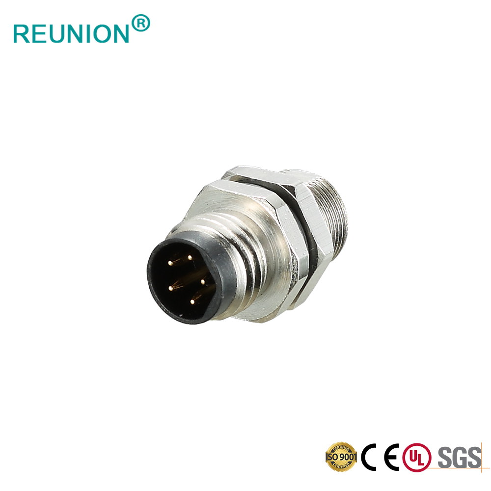 M12 Connector Cable Assembly Plug & Socket