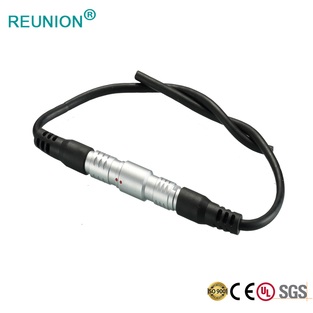Electrical Plug Male Solder PVC Cables IP67 waterproof Connector
