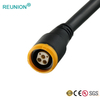 REUNION custom plastic cable assembly 8pins female socket with RJ45 connector