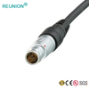 Metal Medical Connector with Right Angle PCB Contacts for PCB Socket Female receptacle