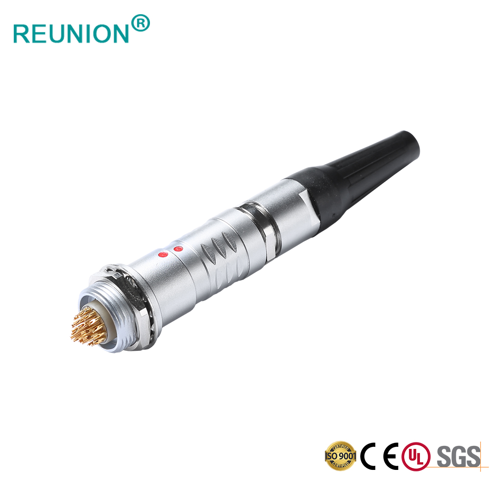 REUNION 16Pins Male Solder Connector Straight Plug