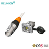 LED Screen RJ45 Socket Waterproof Cat6 Ethernet Cable Connector with Shielding