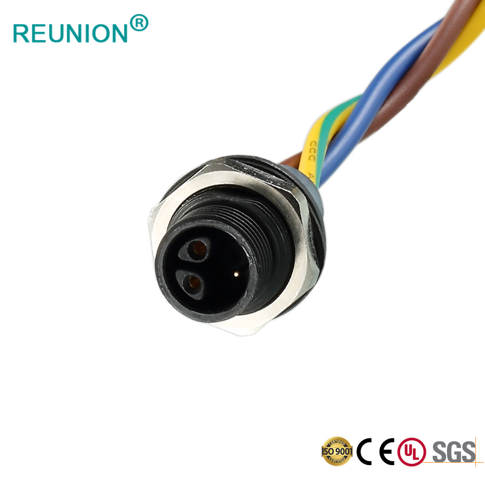 REUNION M Series Screw Connectors 2 4 6 Pin Electrical Wire To Wire Low Voltage Connector